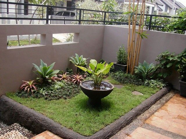 jardins estreitos decorados