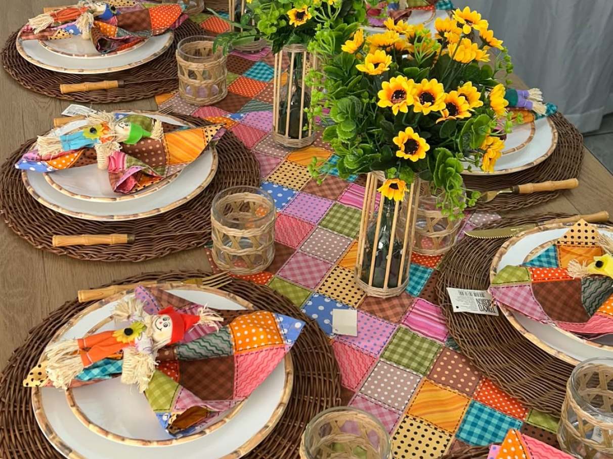 erros comuns ao decorar mesa festa junina com juta