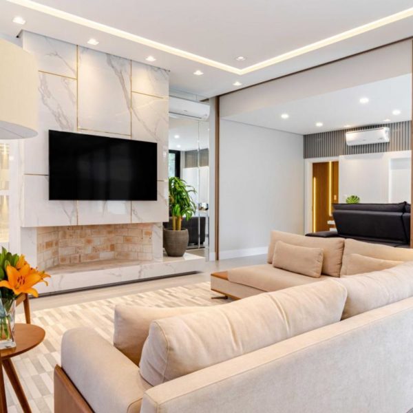 lareira de decoração