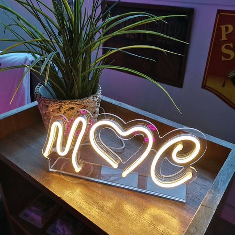 letras em neon para decoração