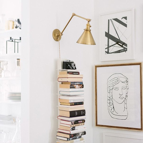 ideias de decoração com livros de mesa