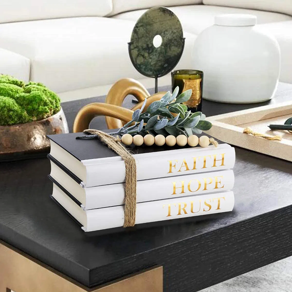 ideias de decoração com livros de mesa