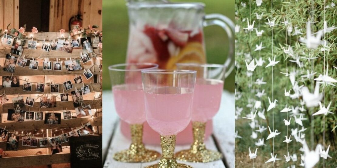 logo minimalista orgânico para festa de casamento