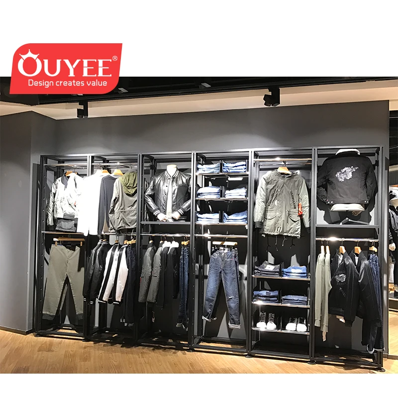 custo decoração loja masculina barata