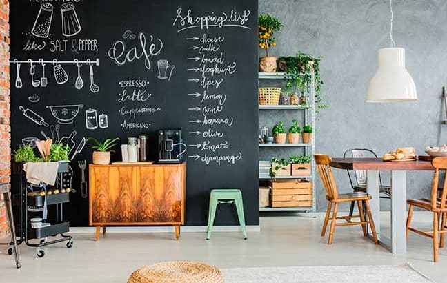 ideias criativas lousa decoração ambientes