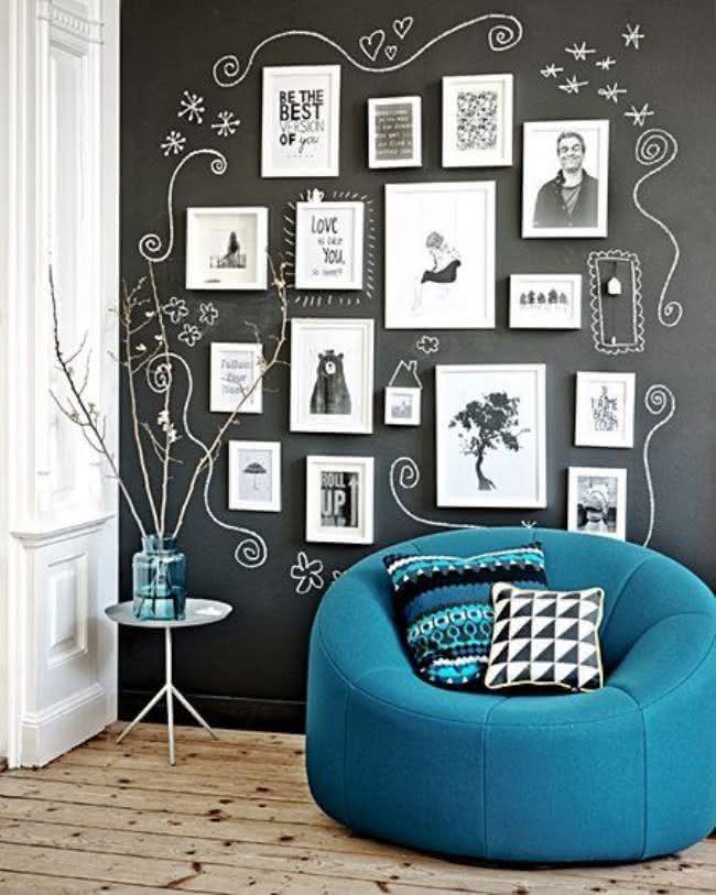 tinta lousa versus adesivo qual melhor