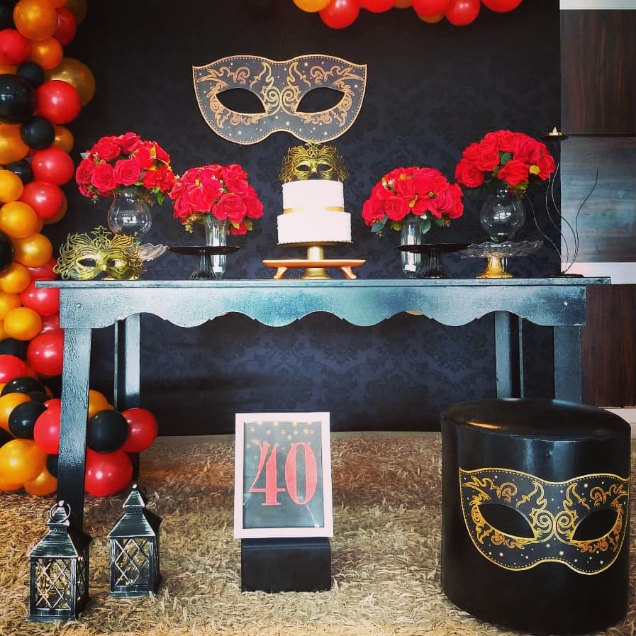 quanto custa decorar baile de mascaras luxo