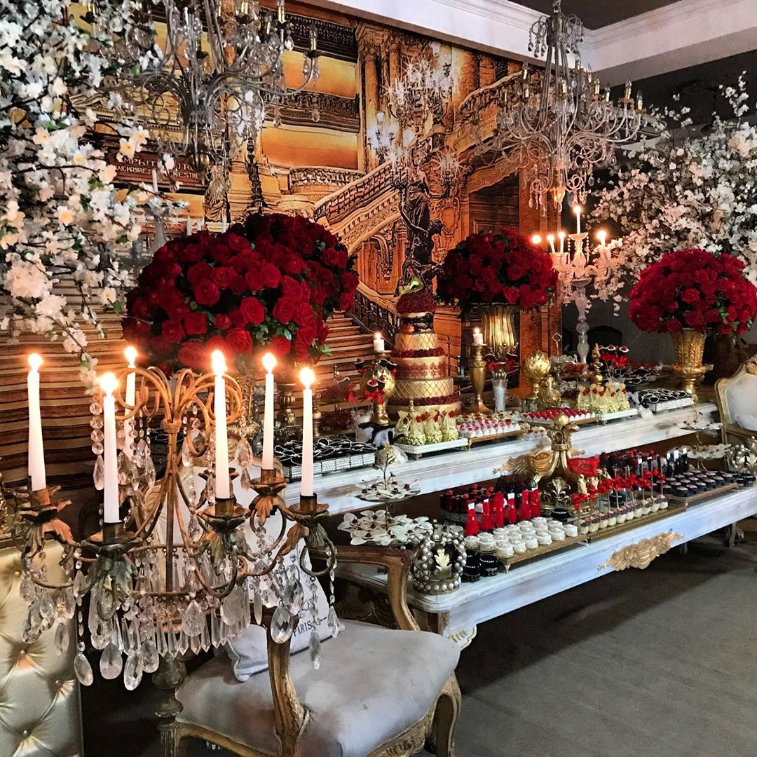 ideias decoração luxo baile de mascaras