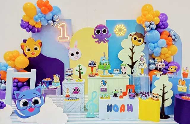 luxo decoração bolofofos menina