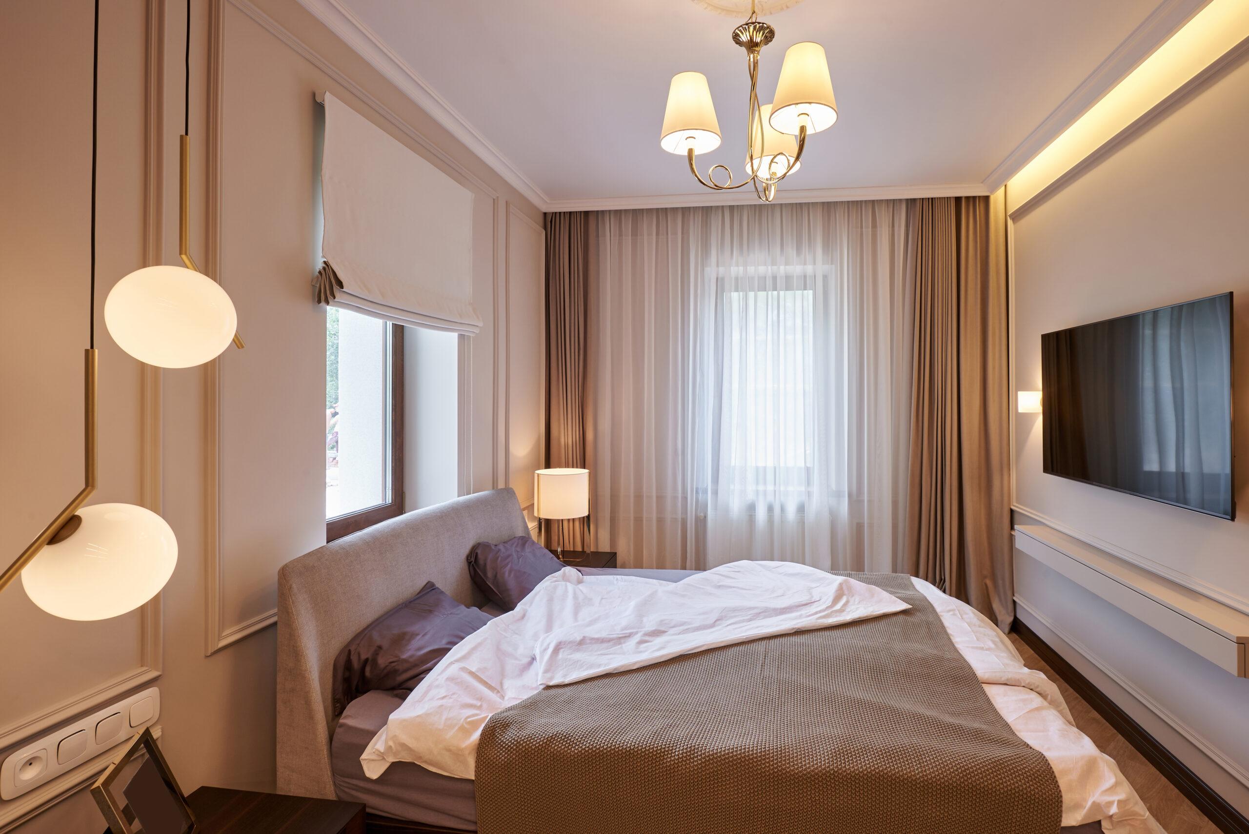 iluminação decorativa quarto