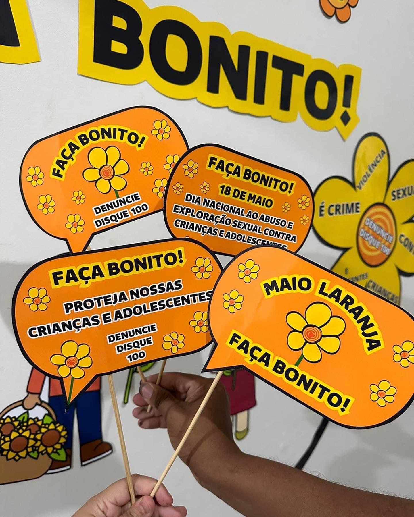 maio laranja decoração