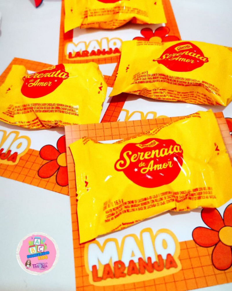 como fazer semáforo do toque maio laranja