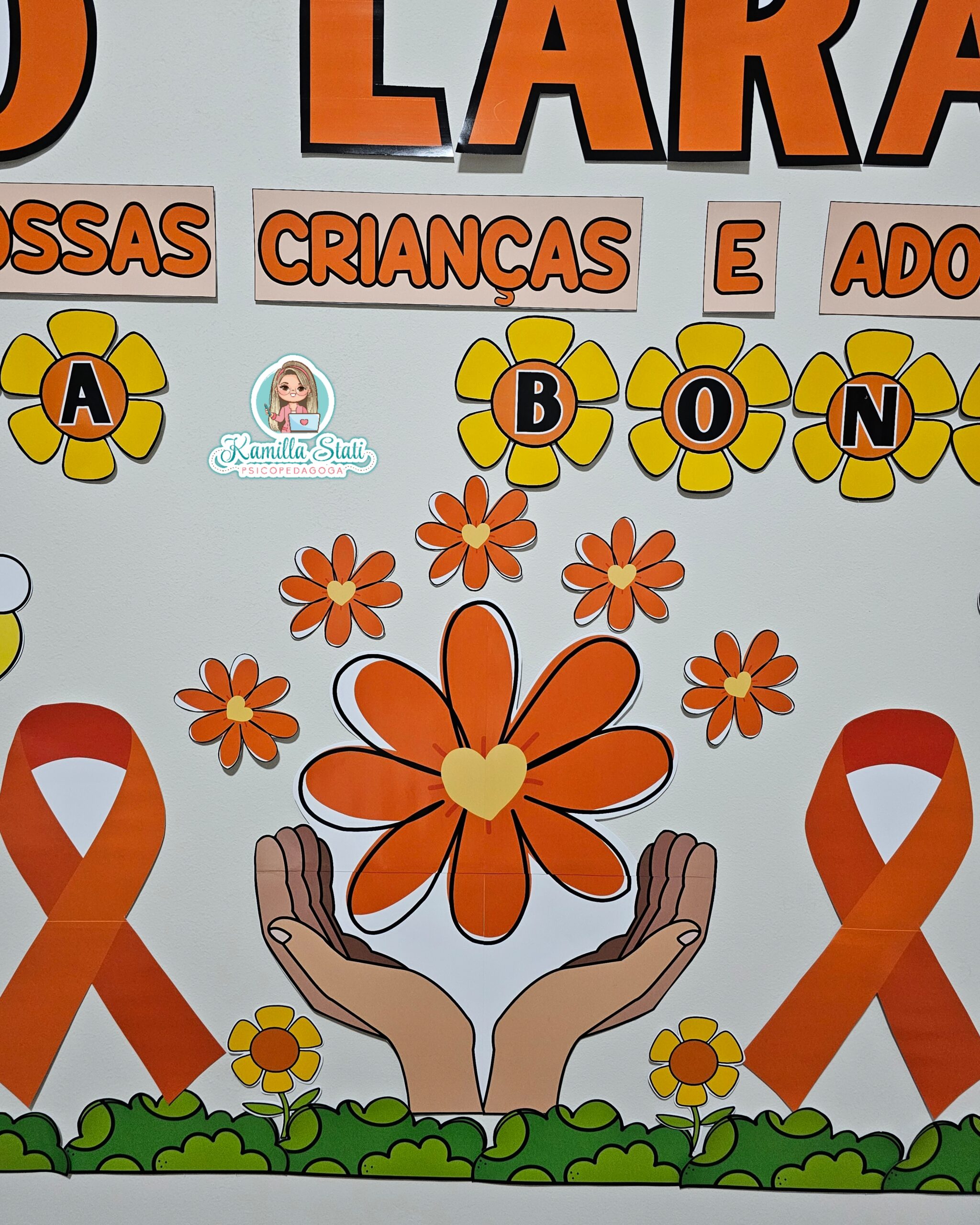 como fazer semáforo do toque maio laranja