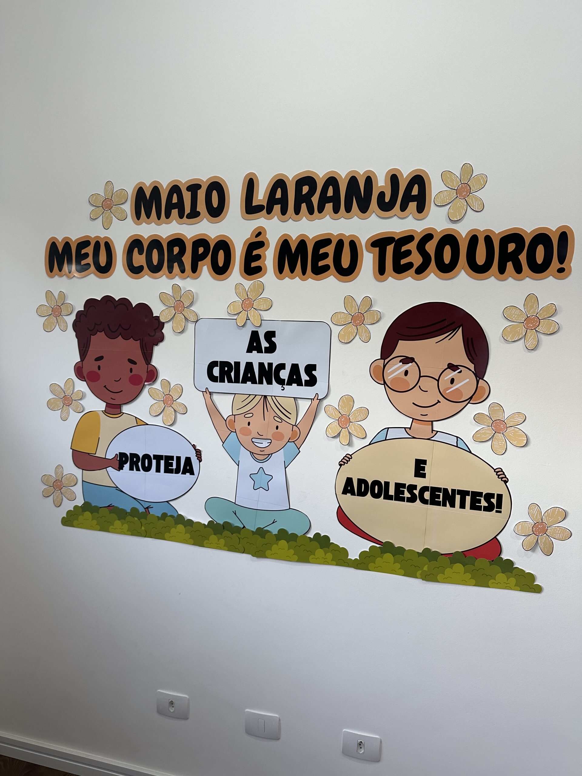 ideias criativas decoração maio laranja escolas