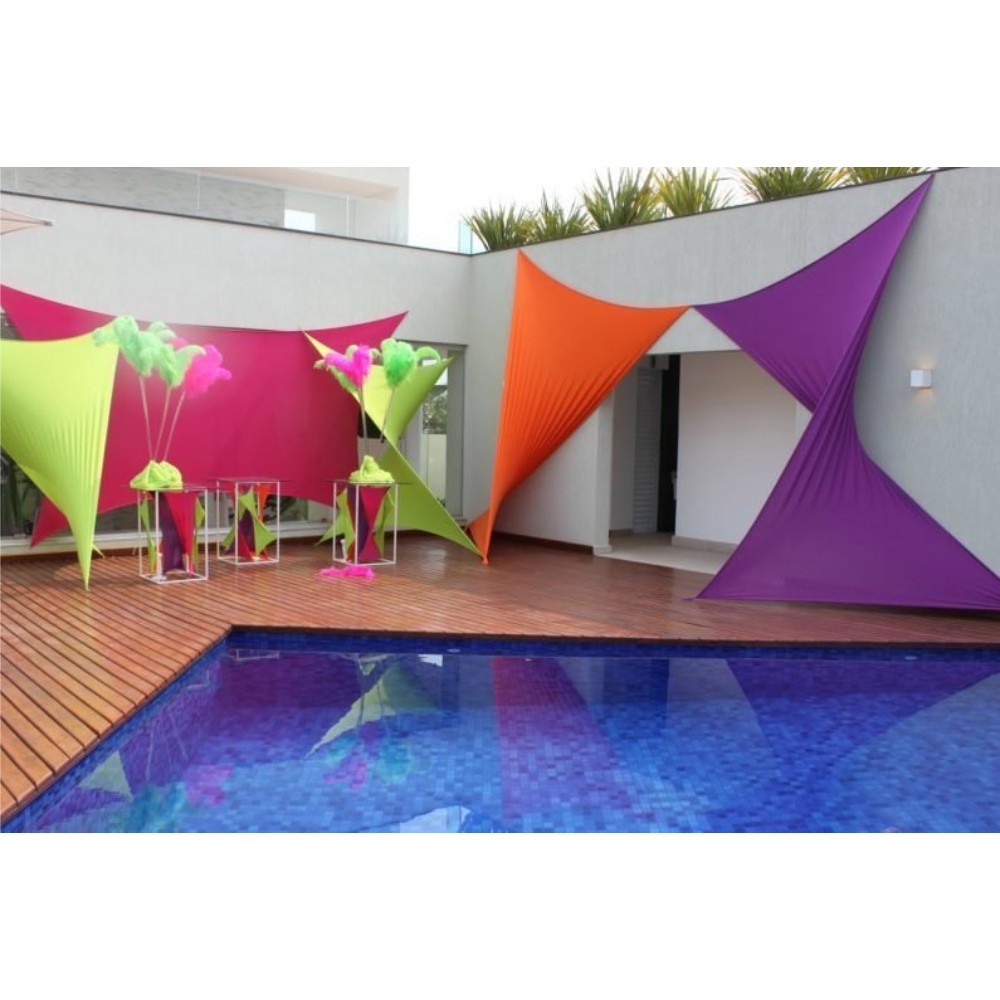 quanto custa malha para decoração de festa por metro