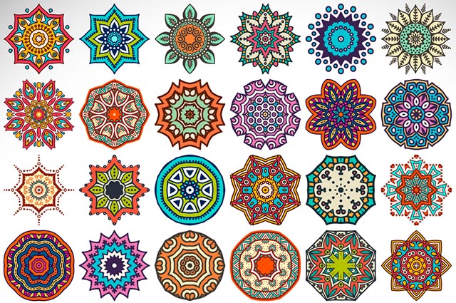 como usar mandala colorida na meditação guiada