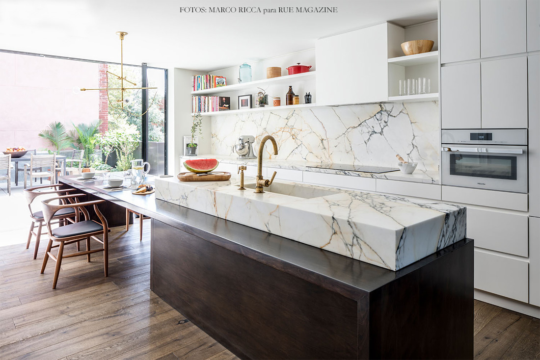 inspiração decoração mármore branco carrara