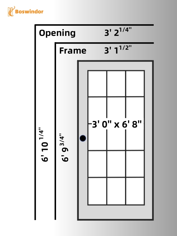altura porta quarto