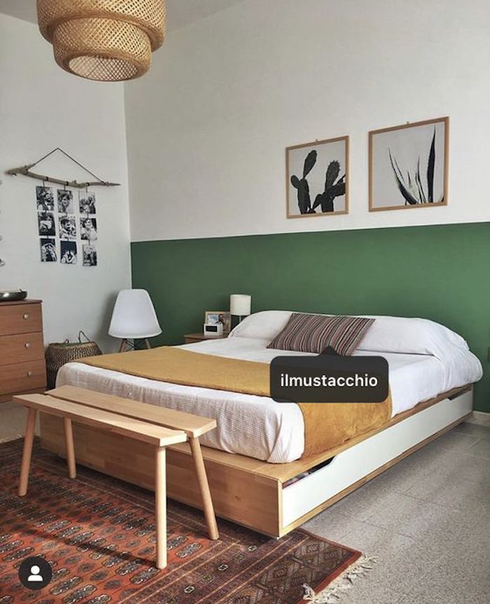 adesivo meia parede verde