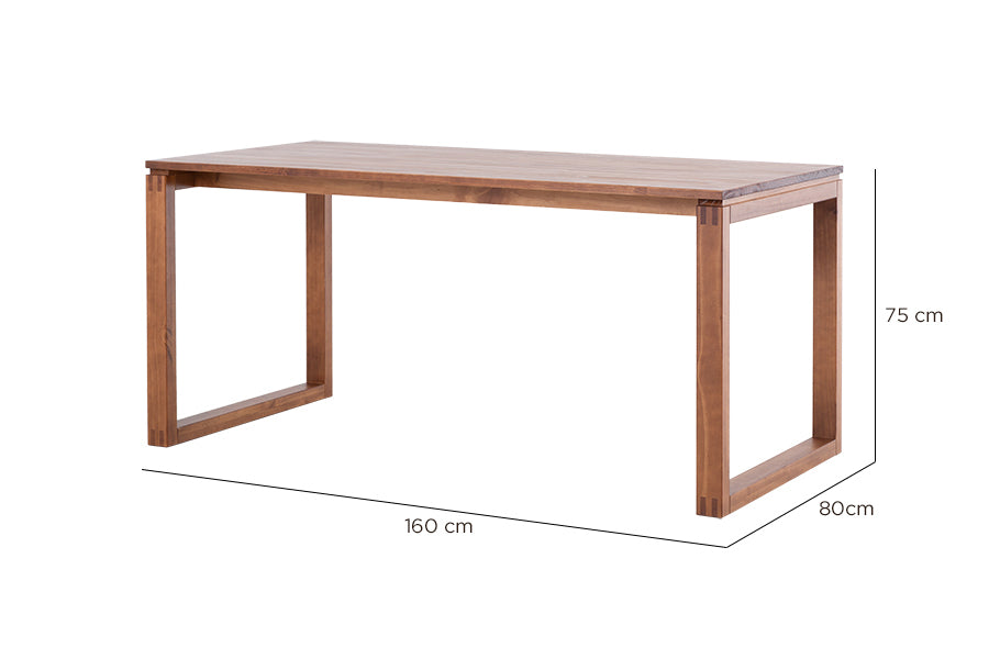 distância cadeira mesa jantar