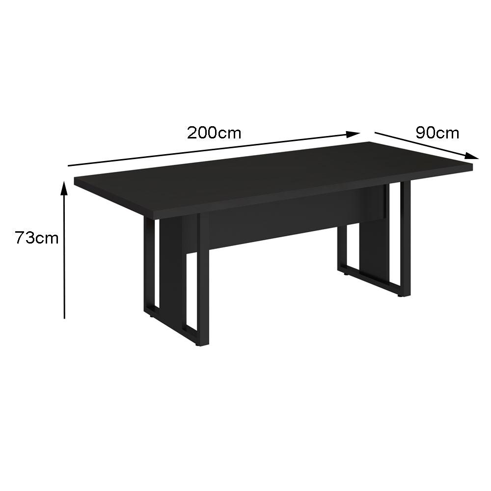 dimensões mesa 180x90 6 lugares