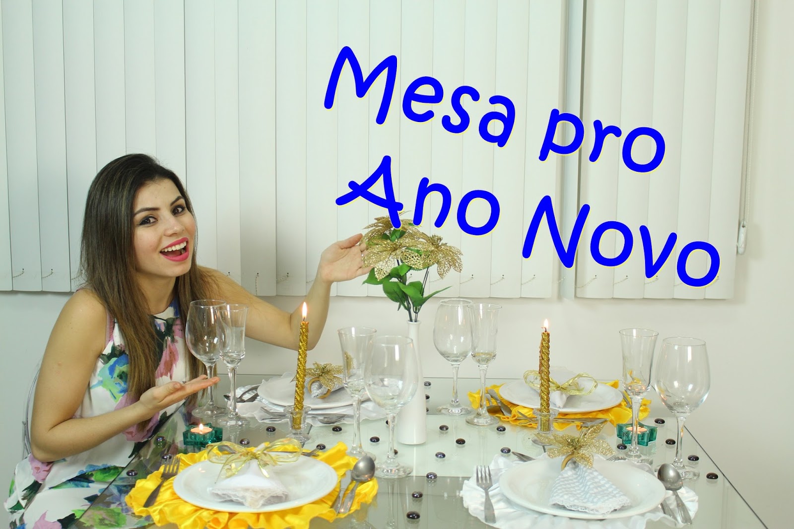mesa ano novo simples