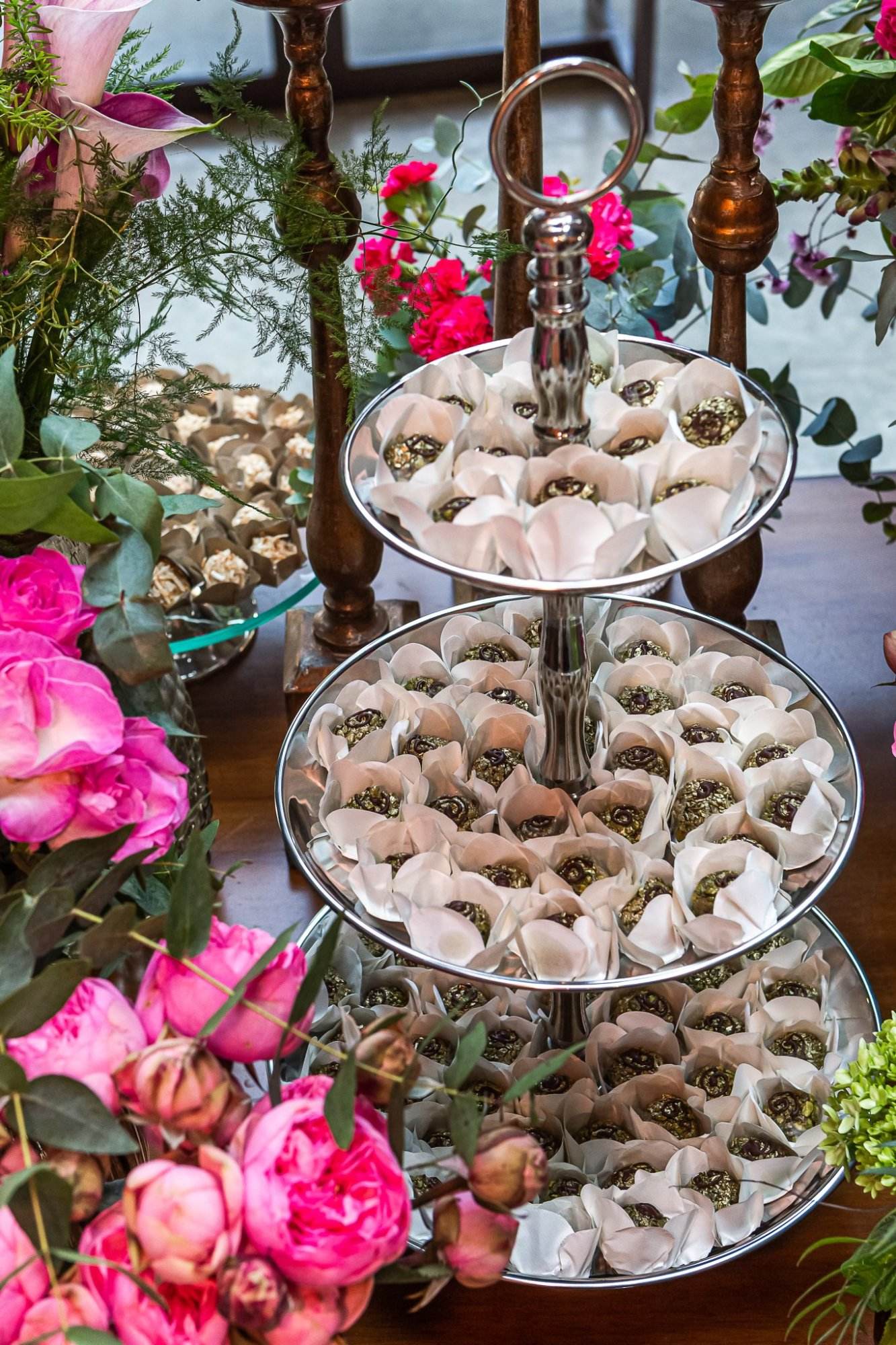 mesa de doces simples e charmosa