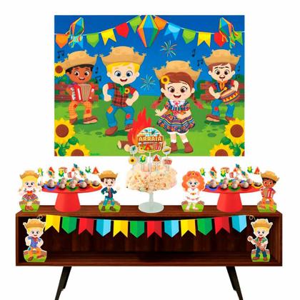 10 ideias criativas decoração mesa festa junina eva