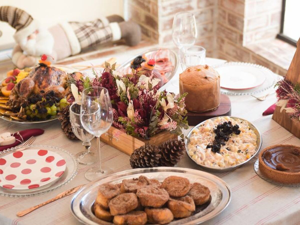 ideias de decoração mesa santa ceia simples