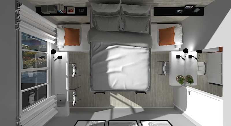 mezanino quarto pequeno