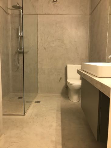 reforma banheiro microcimento