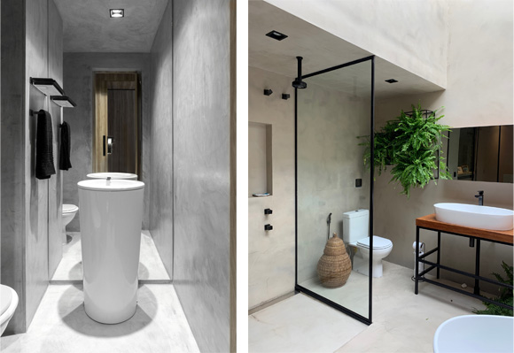 microcimento box banheiro