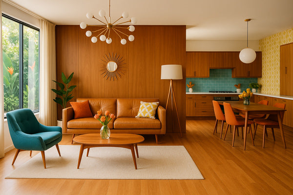 cores de tinta mid century modern