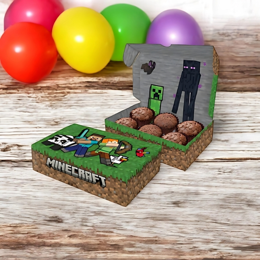 como fazer caixinha milk minecraft