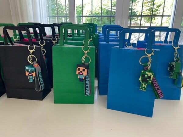 evitar erros decoração festa minecraft