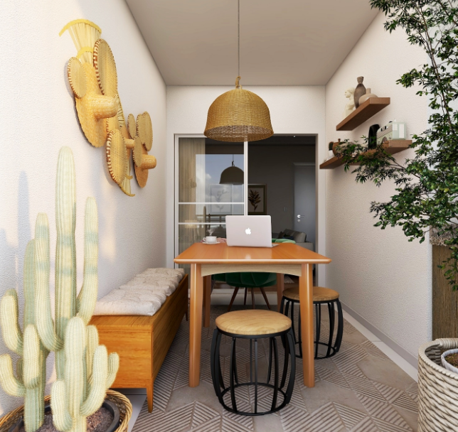 como fazer mini decoração de mesa de centro