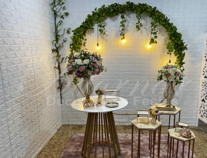 mini decoração de mesa