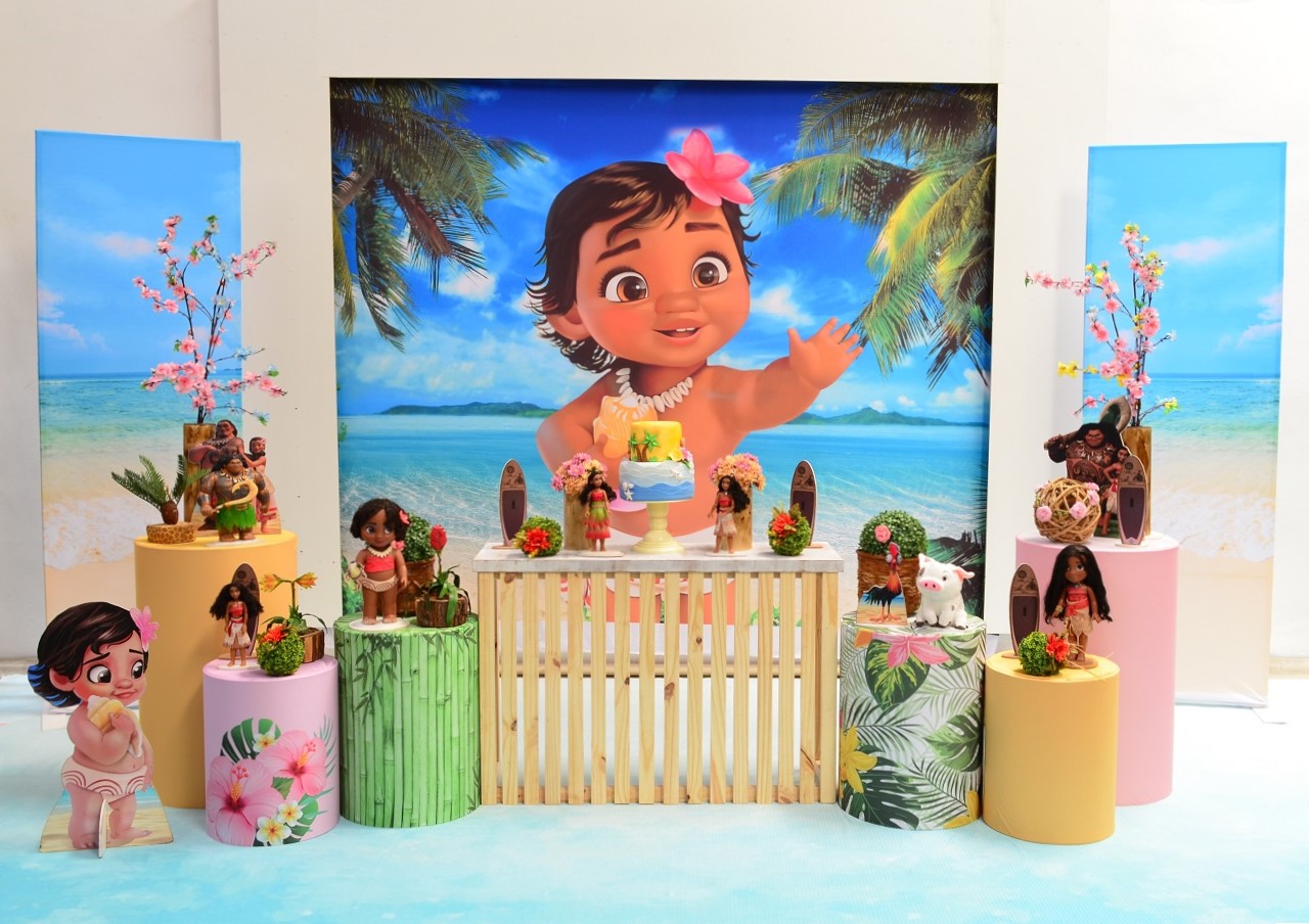 moana baby decoração