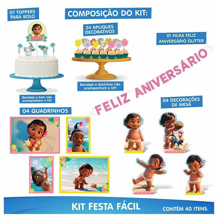 moana baby decoração