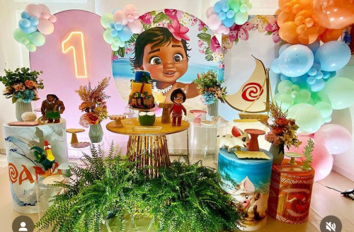 moana baby decoração