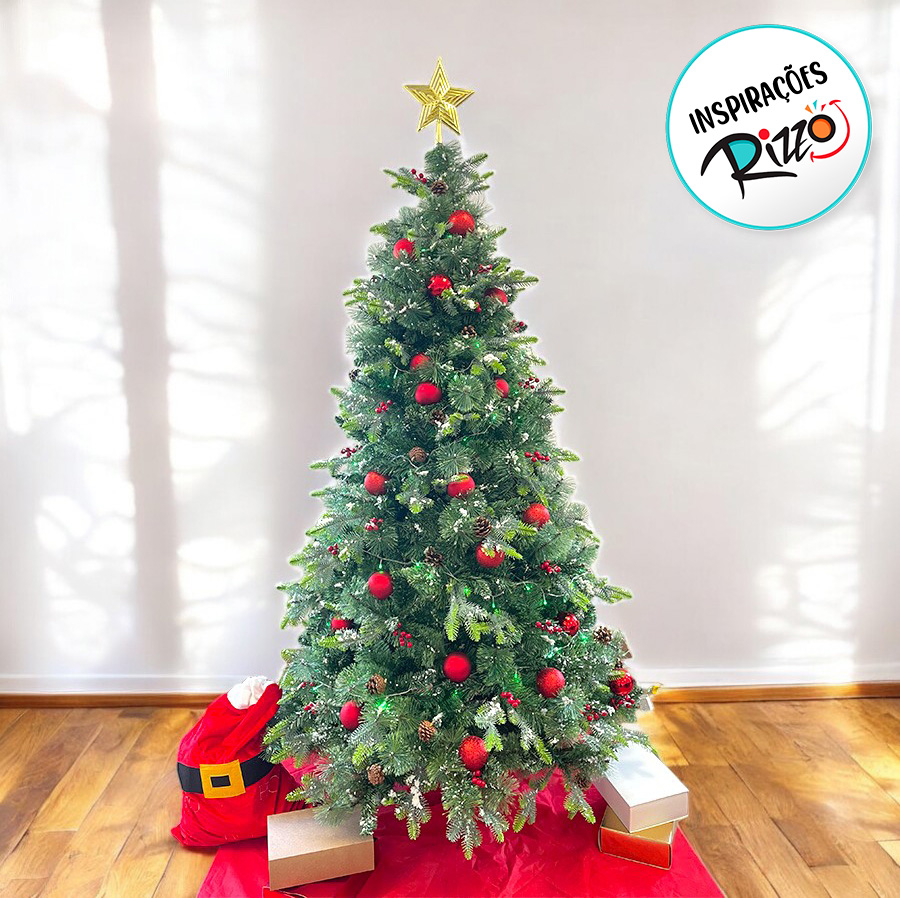 árvore de natal decorada 2025