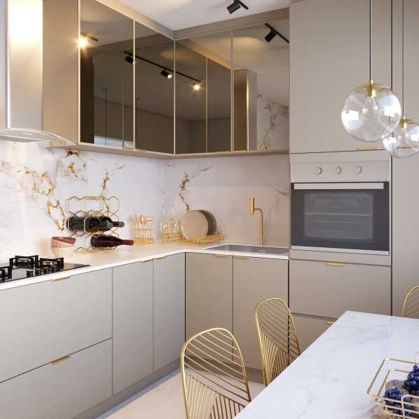 como otimizar espaço em cozinha moderna pequena