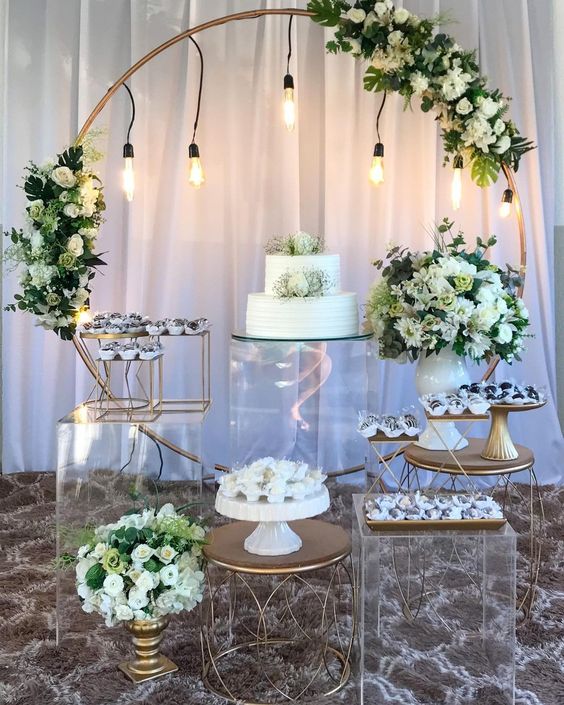 ideias decoração casamento simples elegante