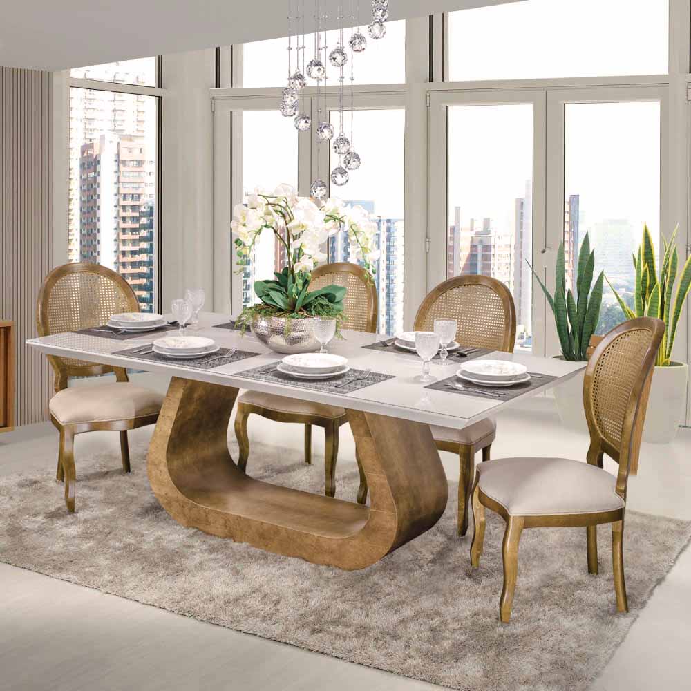 mesa de jantar redonda pequena