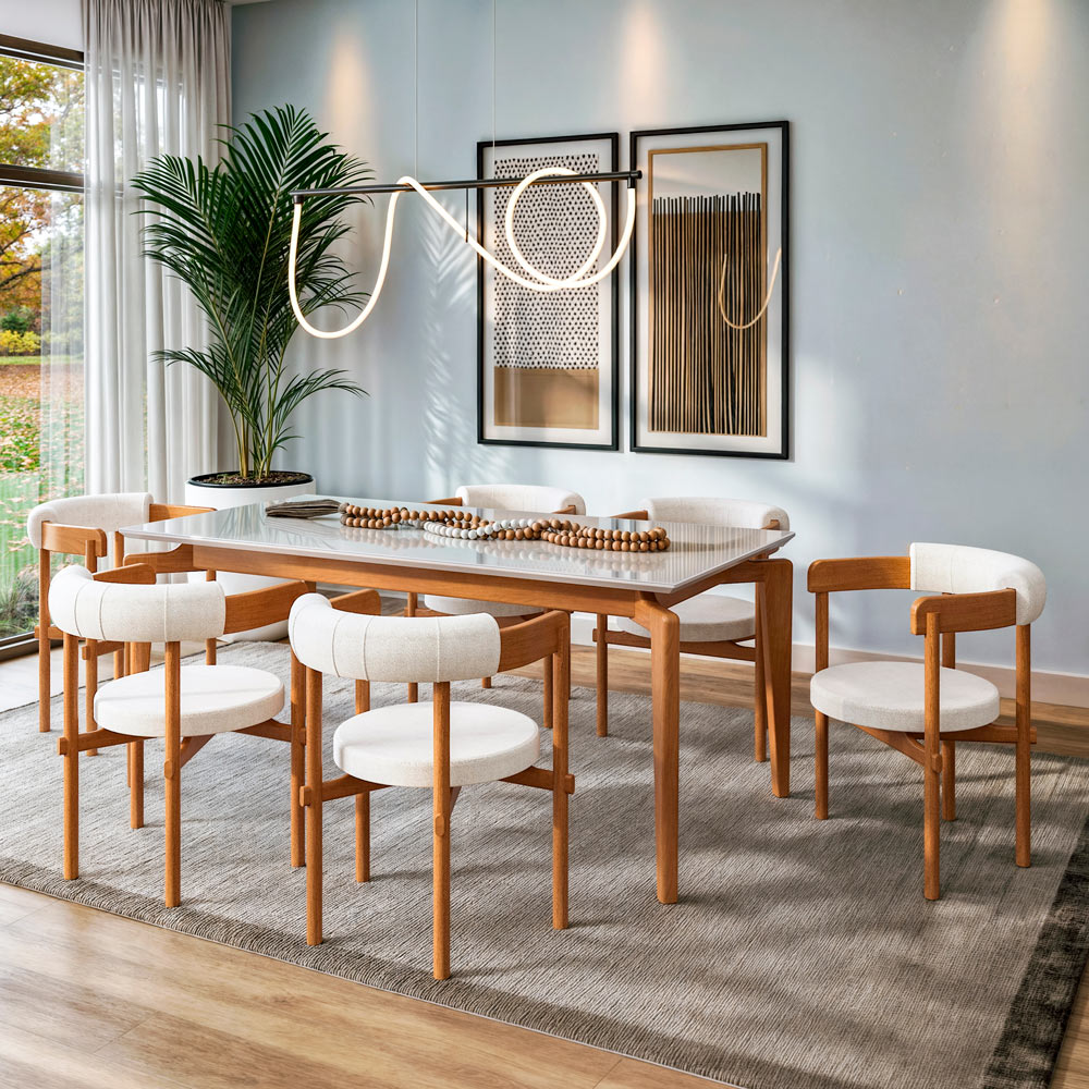 mesa de jantar 4 lugares