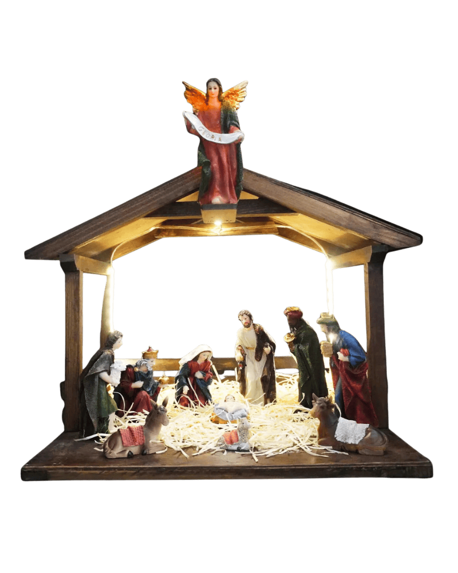 presépio com 15 peças