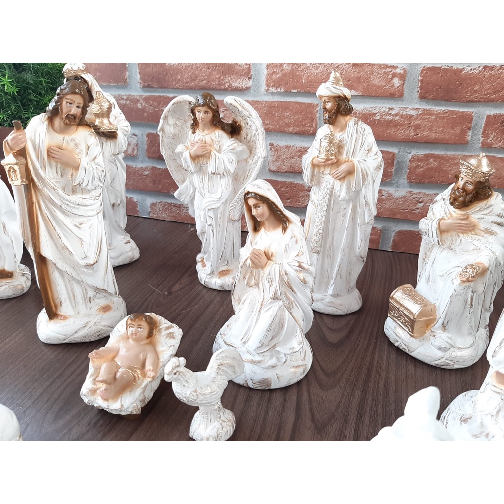 presépio italiano resina