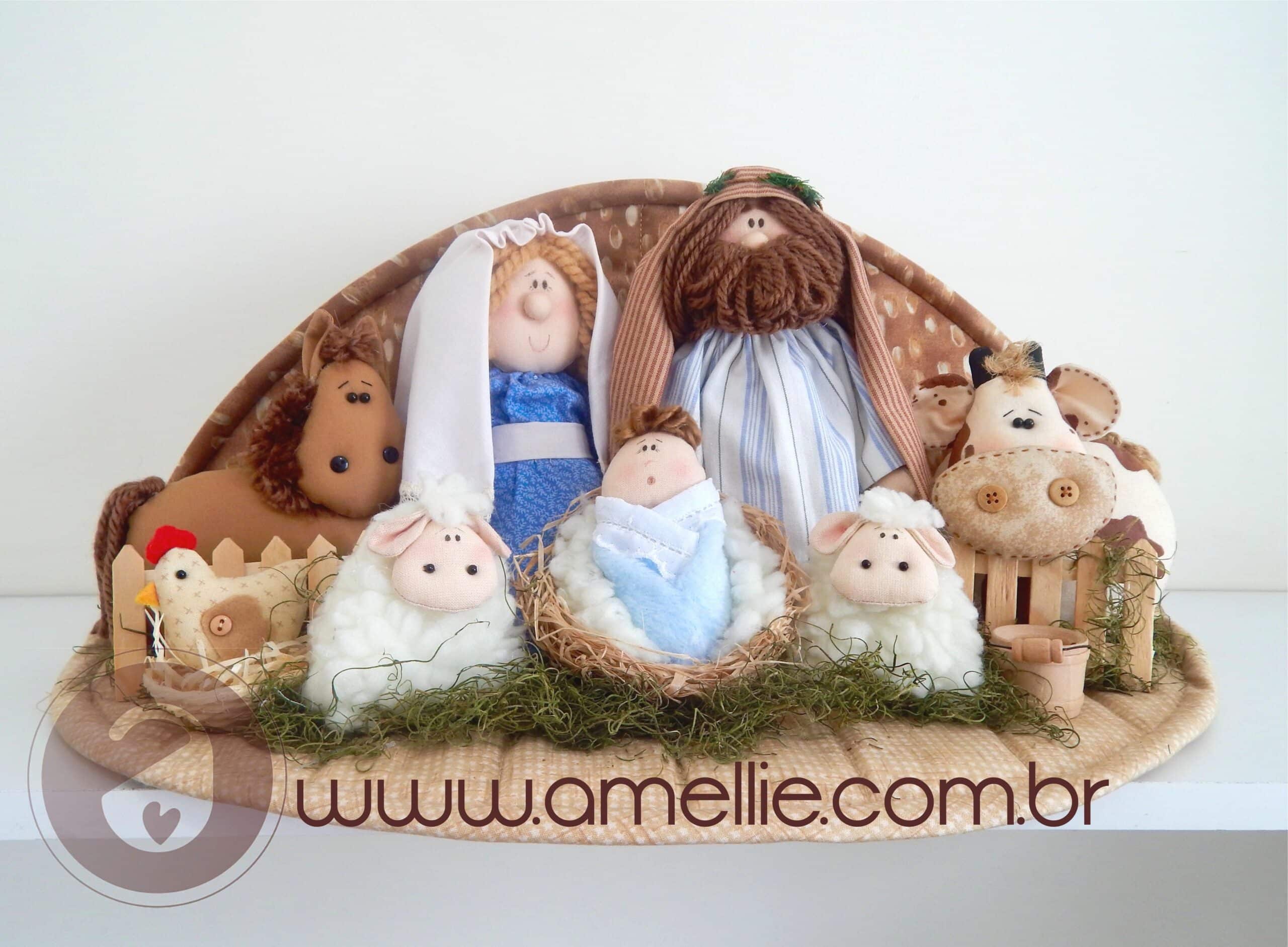 presépio de papelão fácil