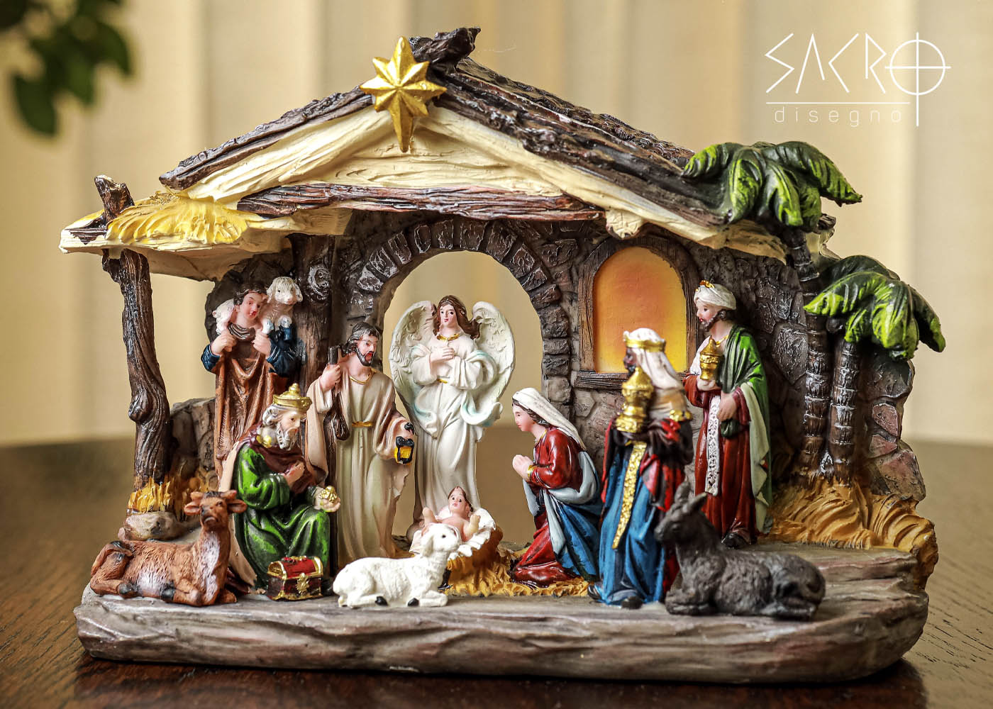 presépio de papelão fácil