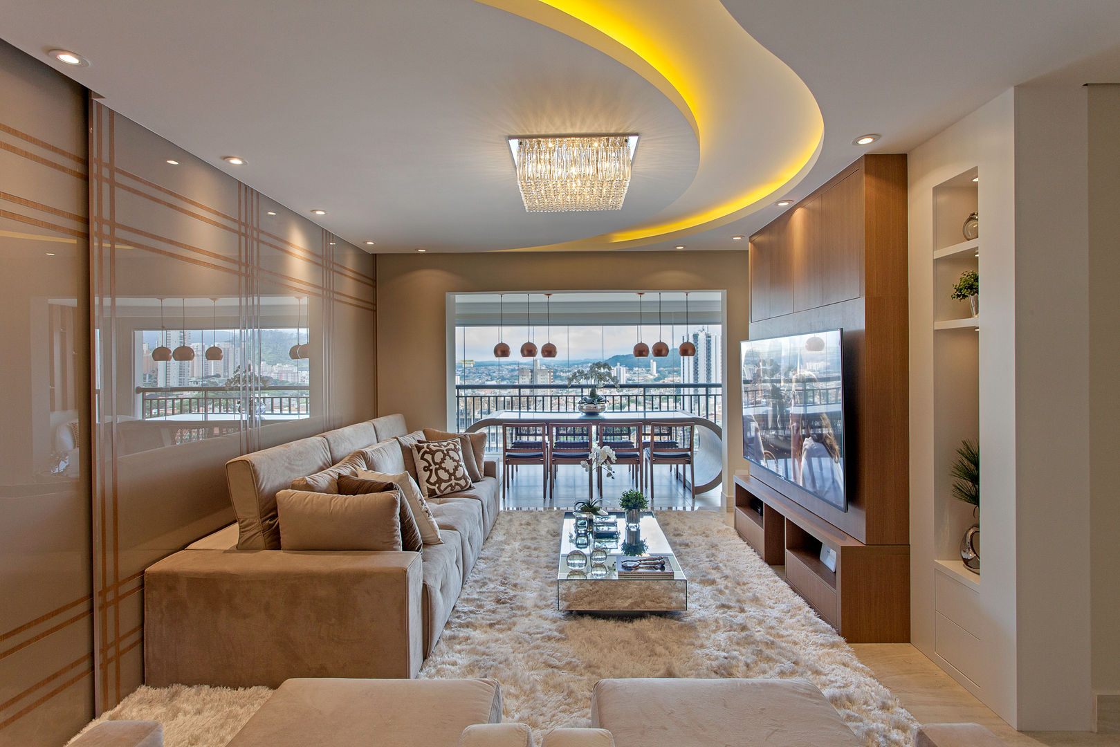 erros comuns ao instalar sanca de gesso na sala